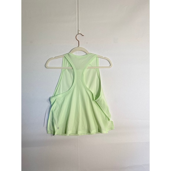 Athleta • NWT Grid Knit Singlet Tank Top Lime Green Athletic Racerback Small - Picture 6 of 9